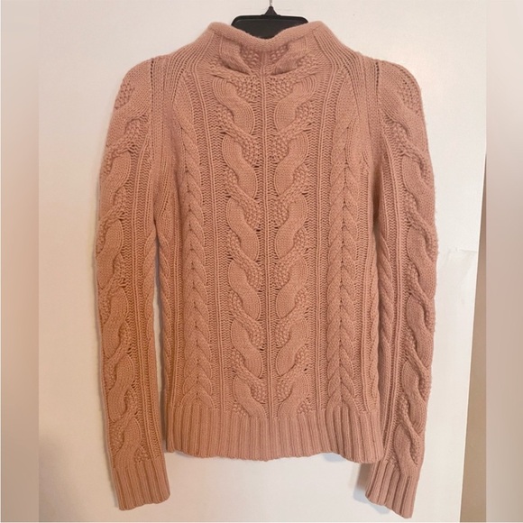 Magaschoni blush 100% cashmere sweater S/P - Picture 2 of 8